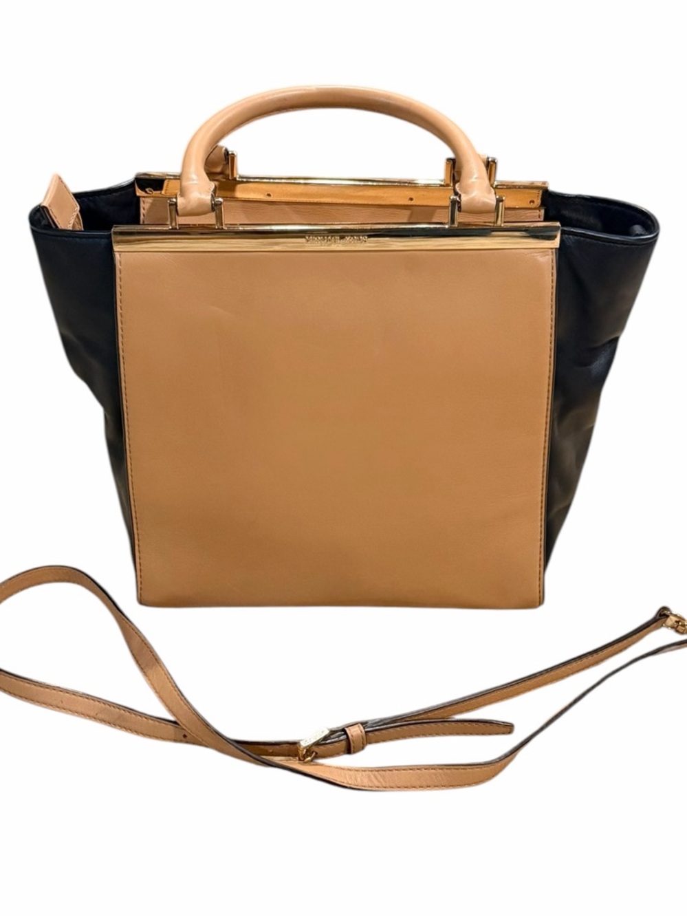 Michael Kors Vivianne Medium Satchel Colorblock Leather - Picture 2 of 15